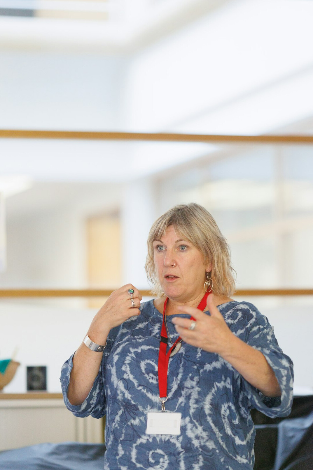 woman leading workshop